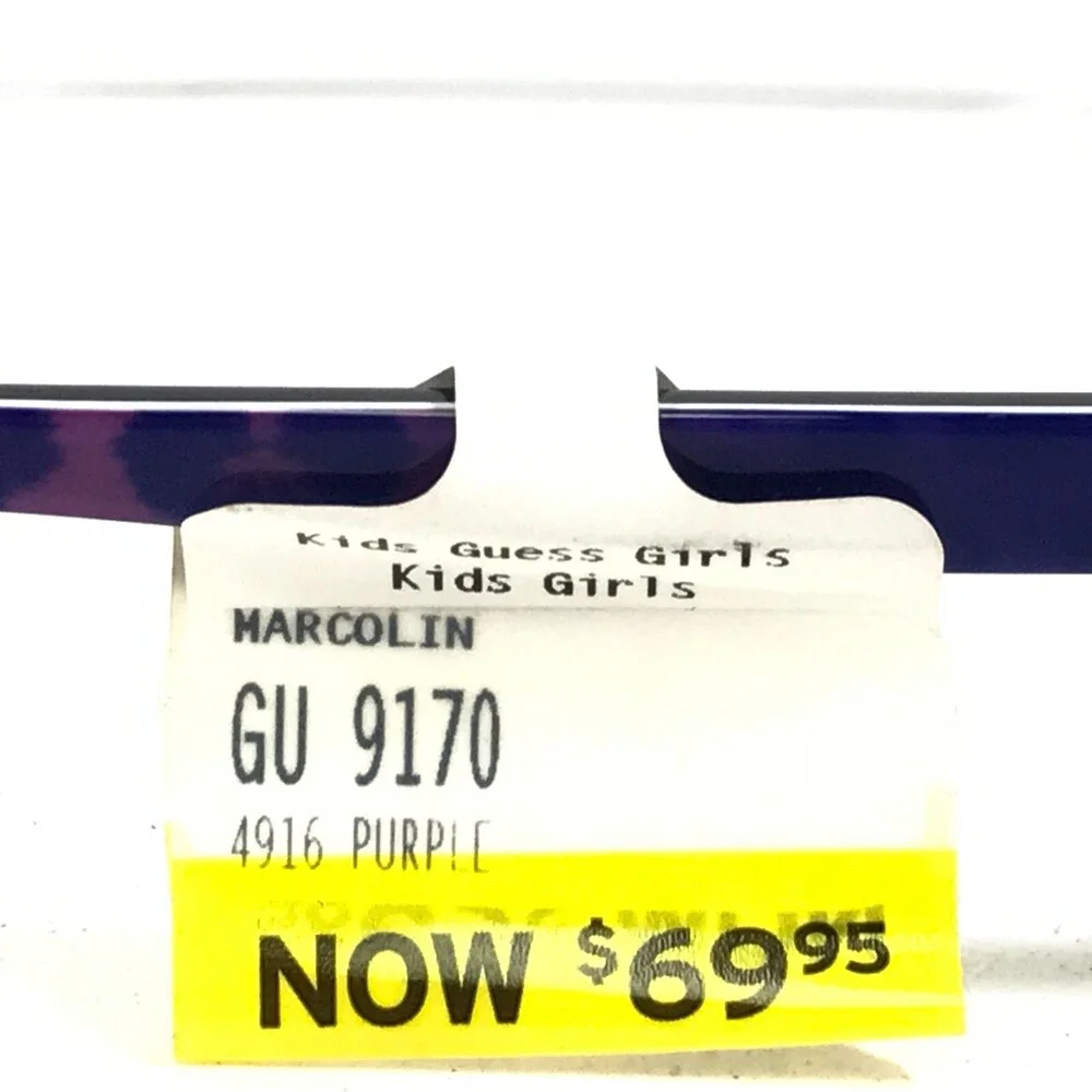 Guess Kids Eyeglasses GU9170 082 Frames Purple Cat Eye Full Rim 49-16-130